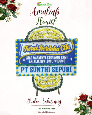 Papan Bunga Duka di Porsea