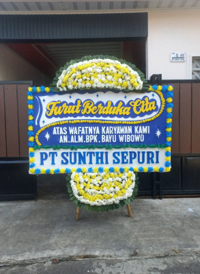 Papan Bunga Duka di Porsea