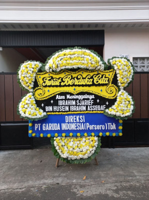 Papan Bunga Duka di Porsea